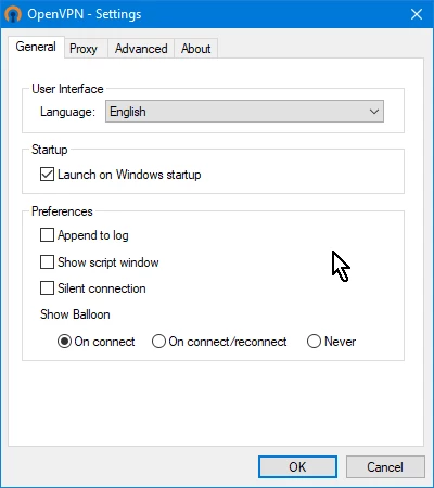 OpenVPN GUI — 截圖 1
